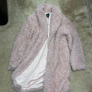 Pink Fur Coat